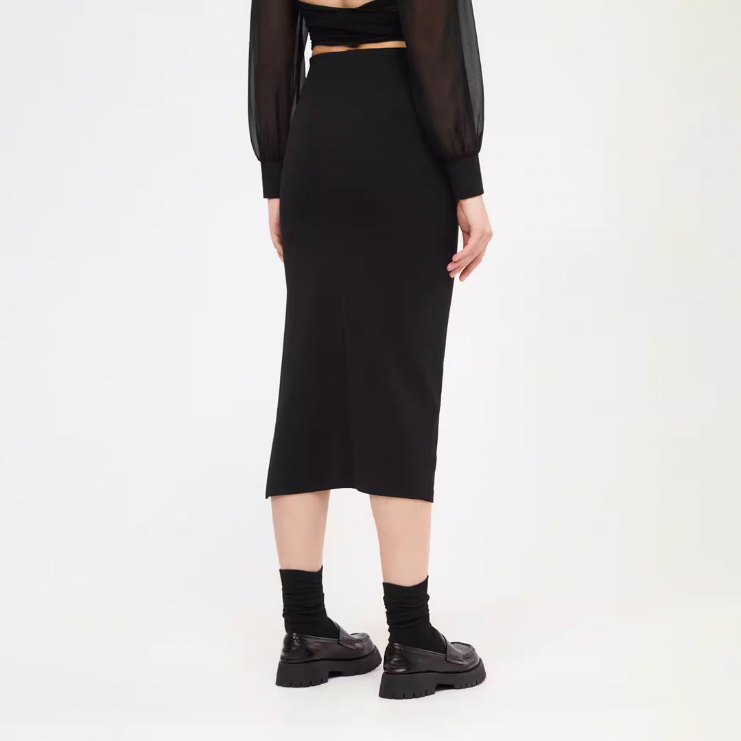 Long Skirt with Slit