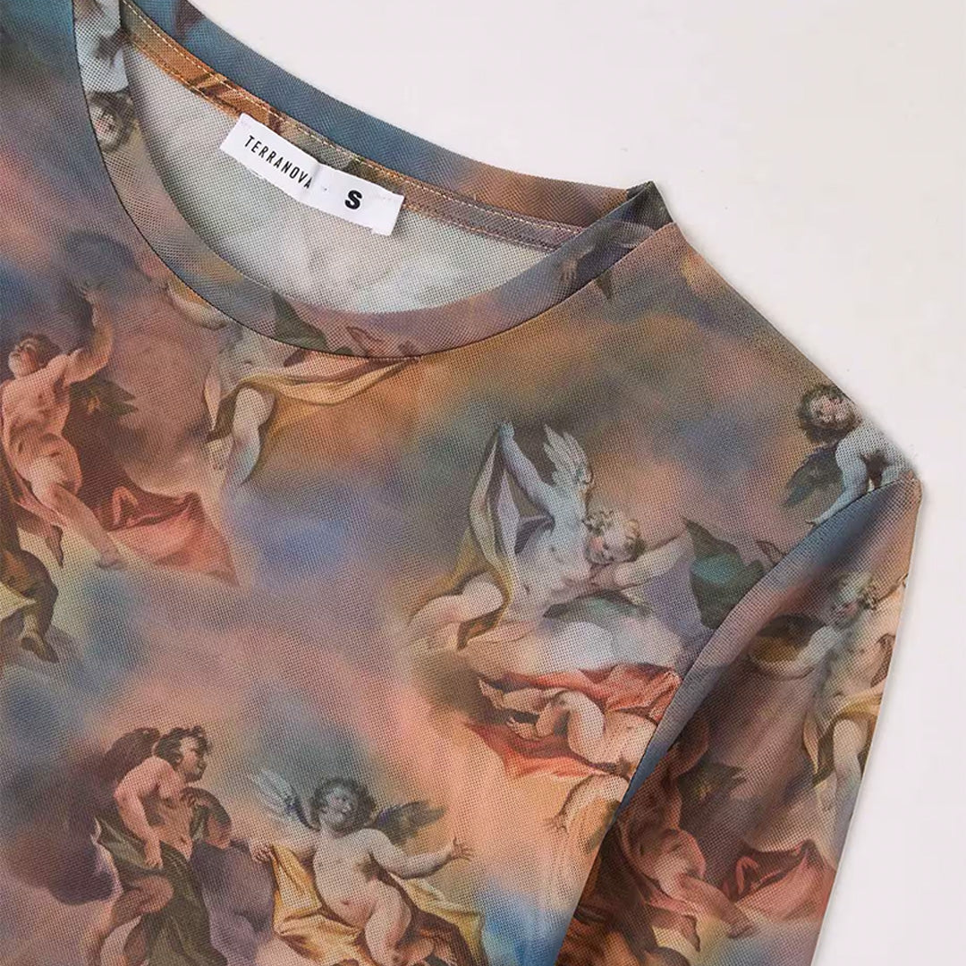 Round Neck Long Sleeve T-Shirt