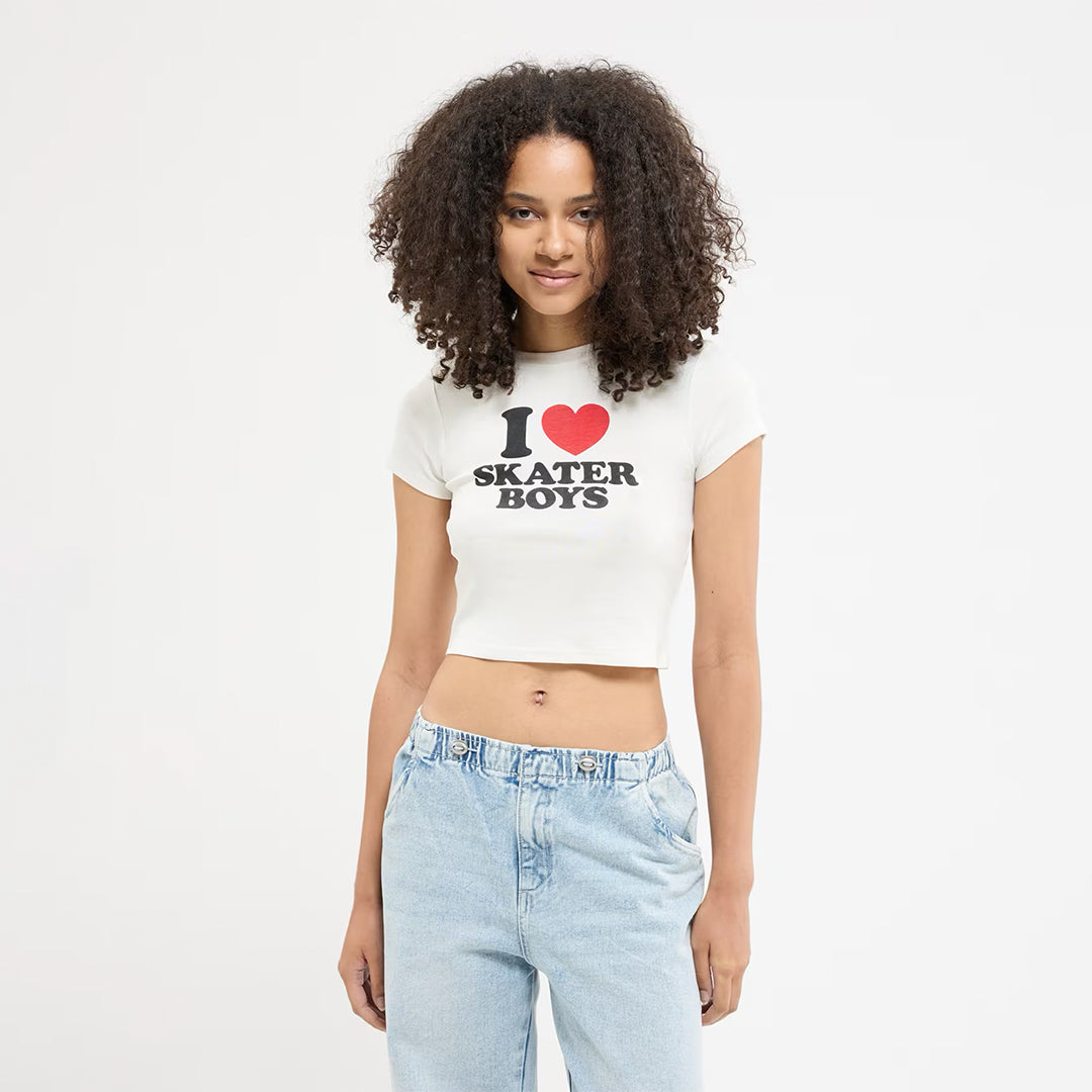 Written Cropped T-Shirt
