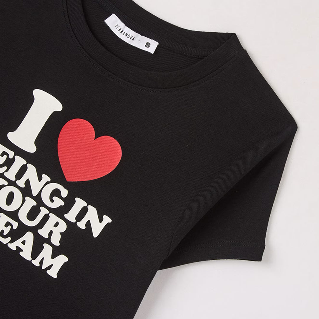 Written Cropped T-Shirt
