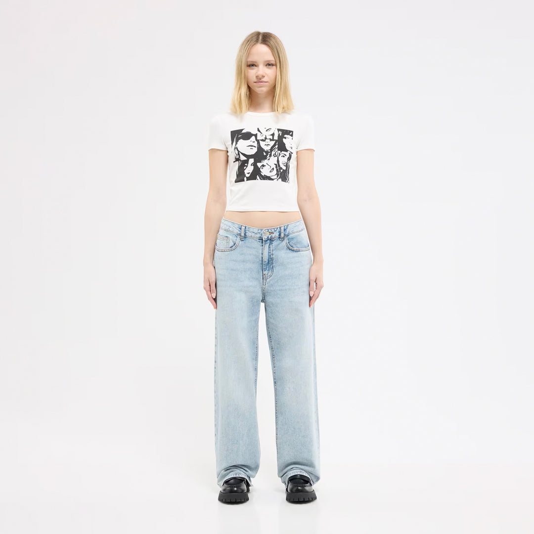 Photographic Print Crew Neck T-Shirt