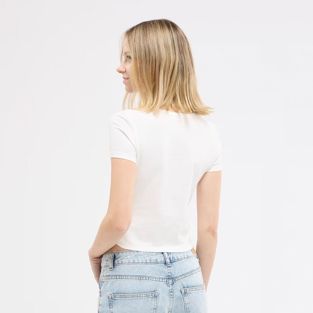 Photographic Print Crew Neck T-Shirt