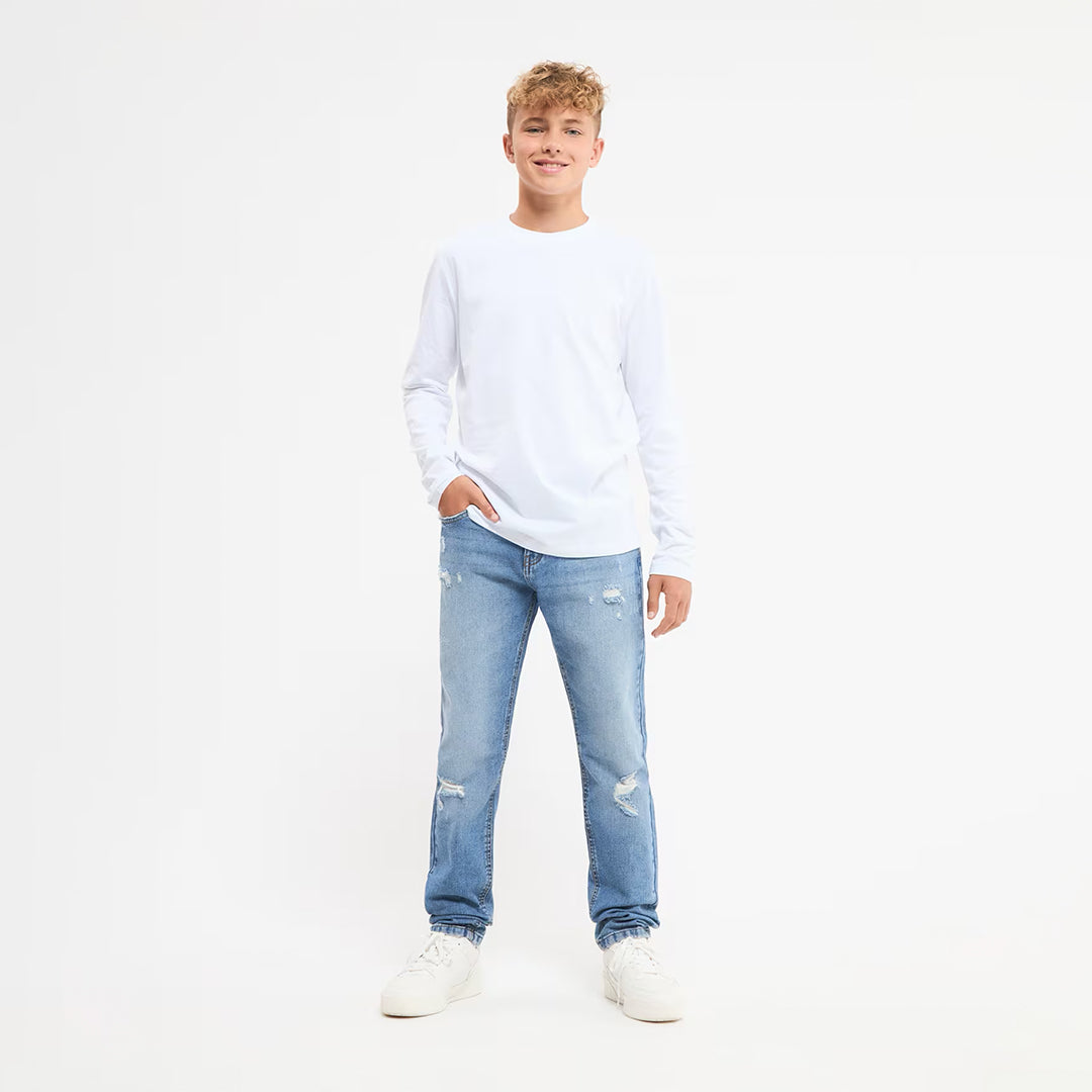 5-pocket Jeans with Rips