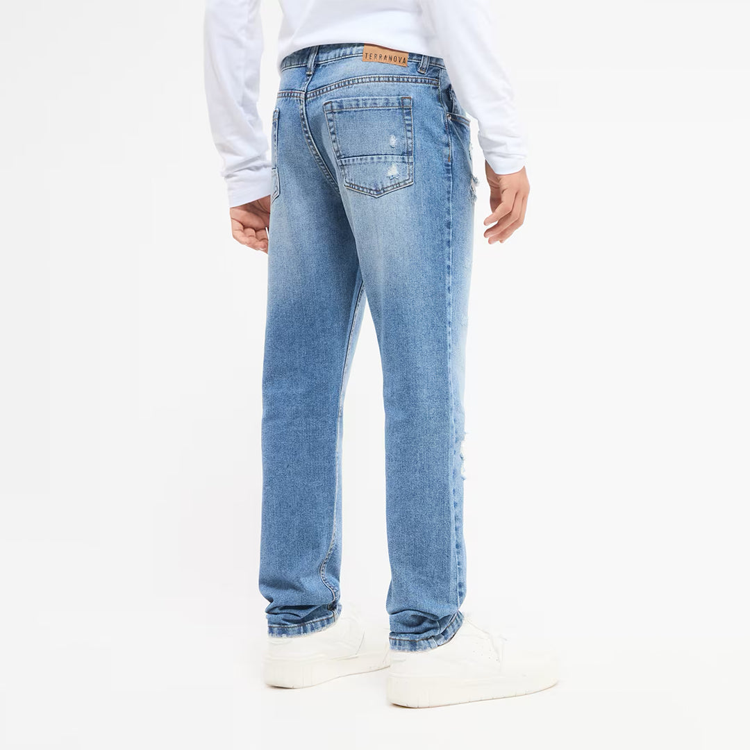 5-pocket Jeans with Rips