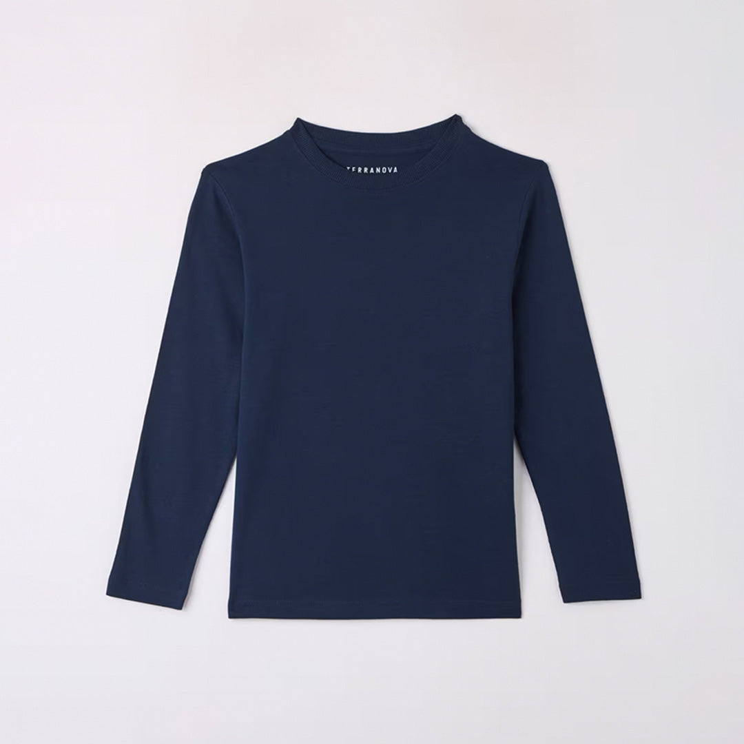 Solid Color Crew Neck T-Shirt