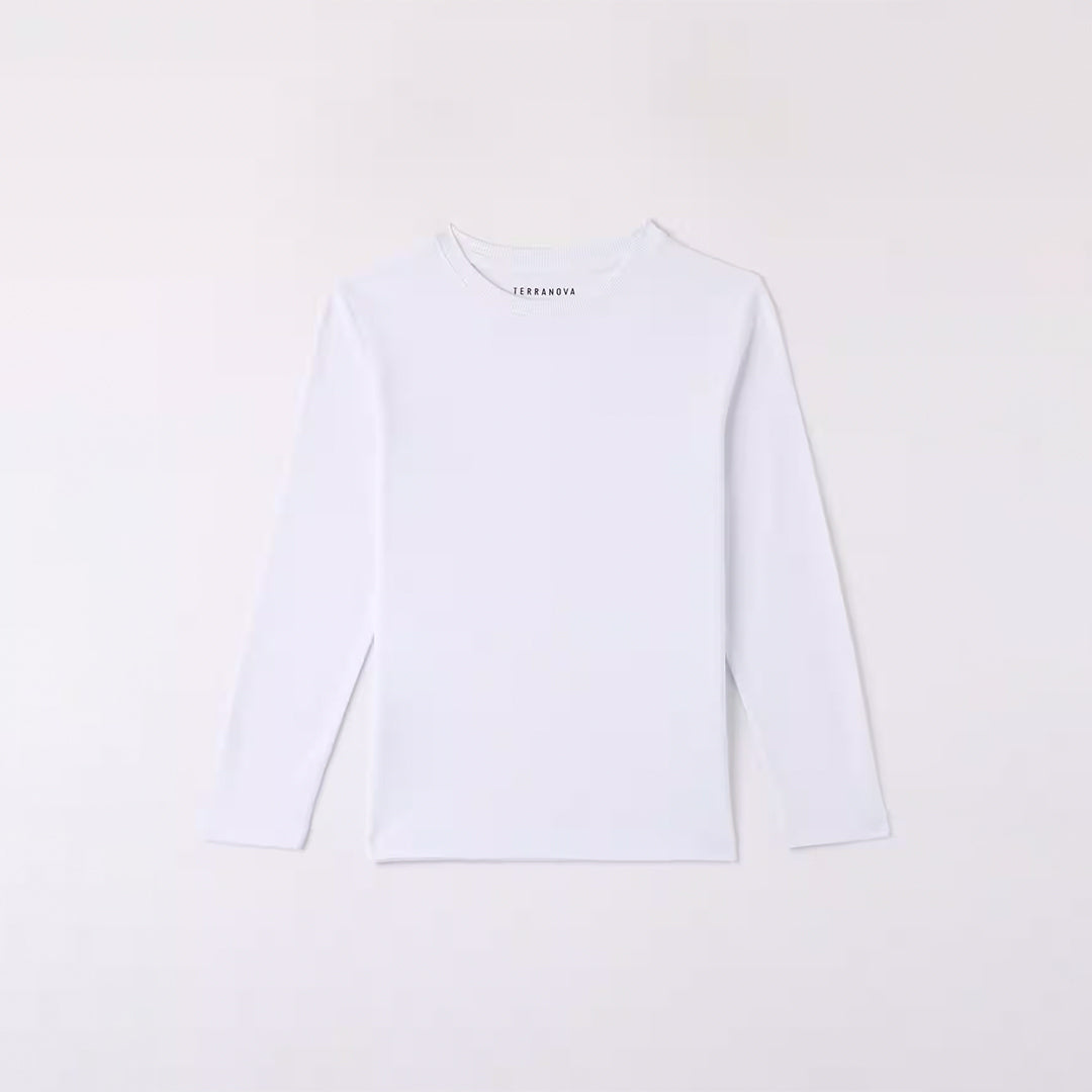 Solid Color Crew Neck T-Shirt