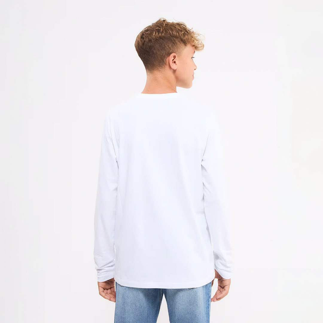 Solid Color Crew Neck T-Shirt