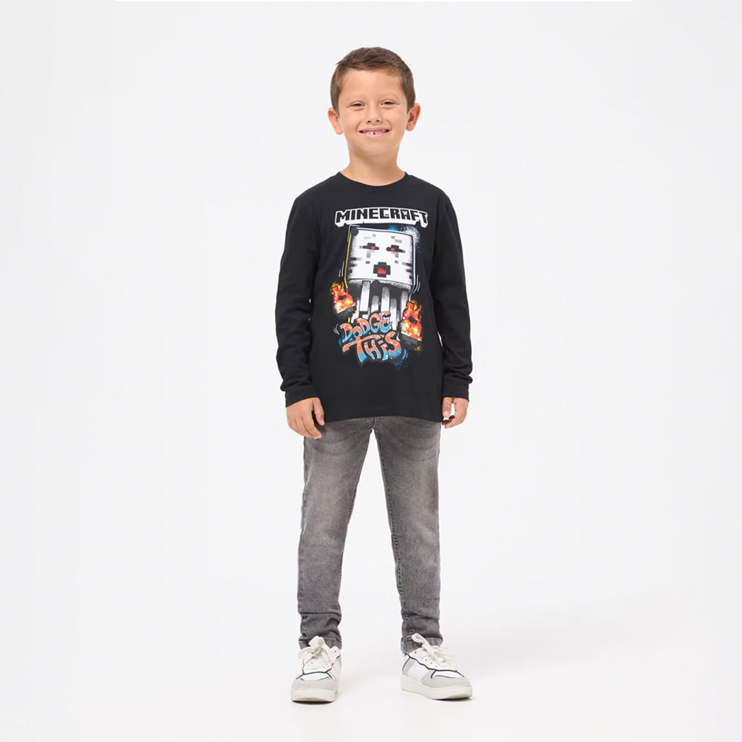 Crew Neck Long Sleeve T-Shirt