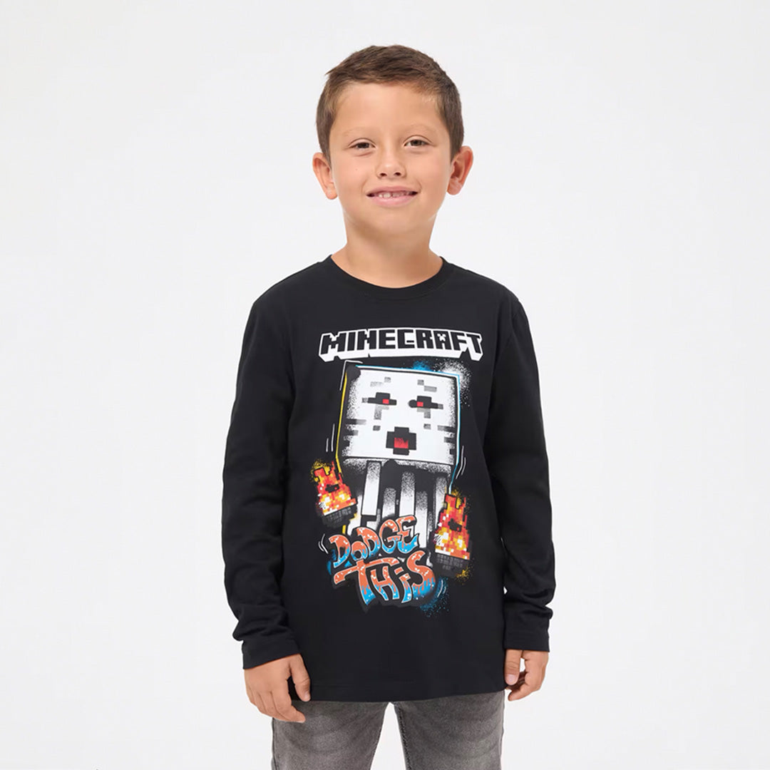 Crew Neck Long Sleeve T-Shirt