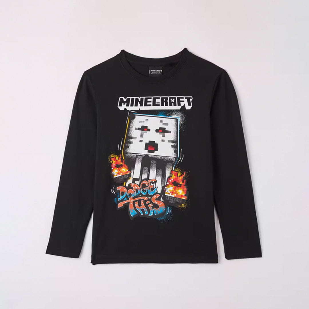 Crew Neck Long Sleeve T-Shirt