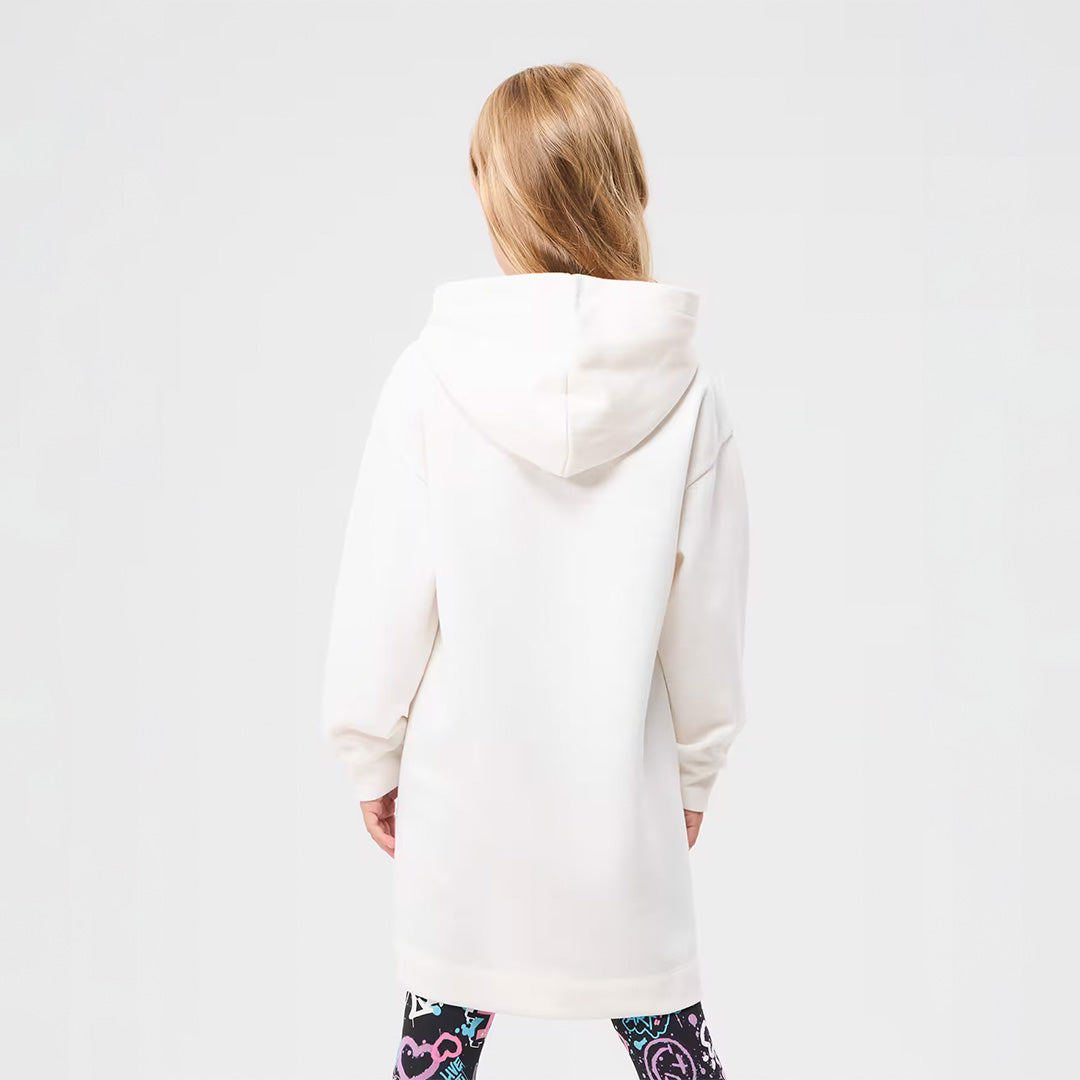 Sweatshirt Dress with Hood