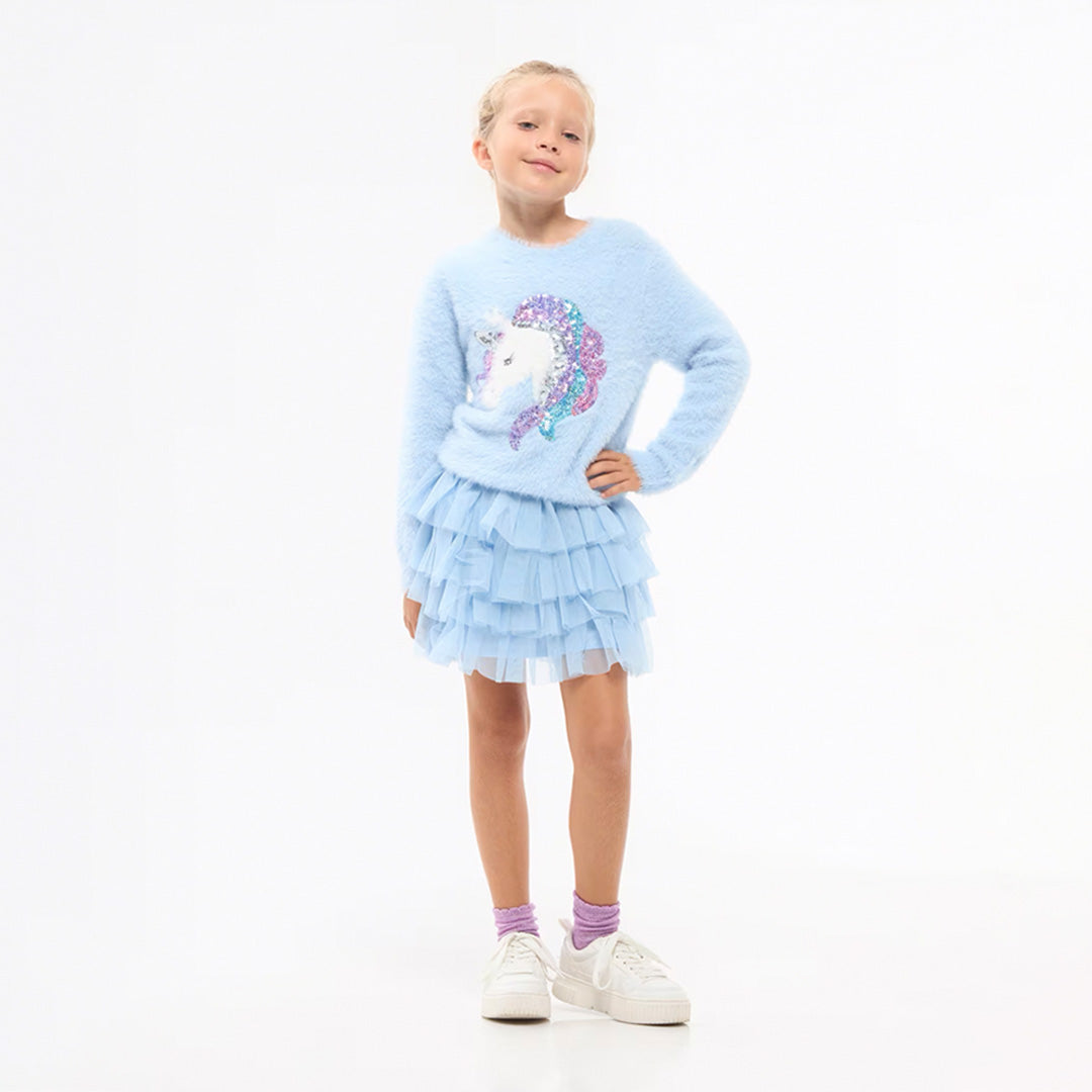 Tulle Ruffle Skirt