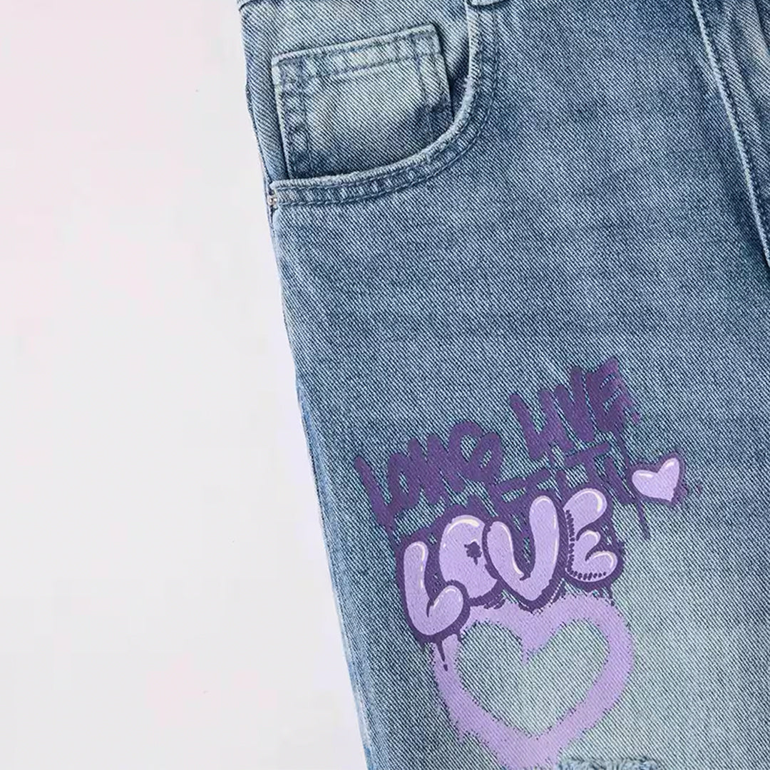 Graffiti Mom Jeans