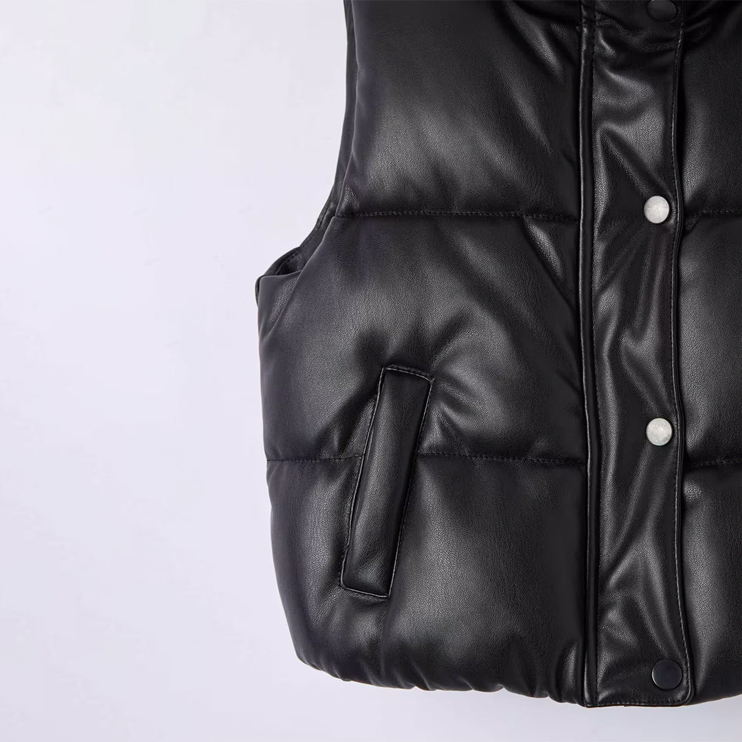 Faux Leather Jacket