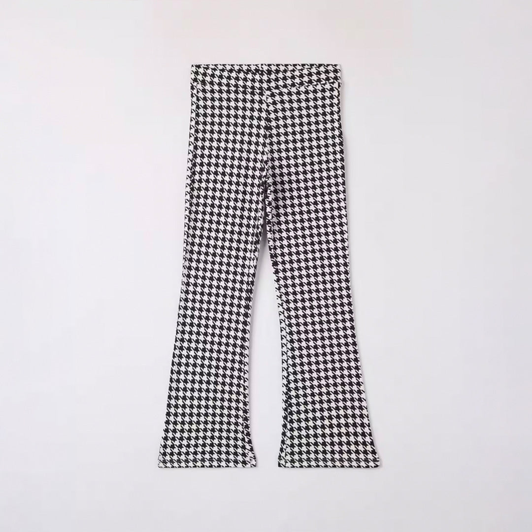Houndstooth Flared Leggings
