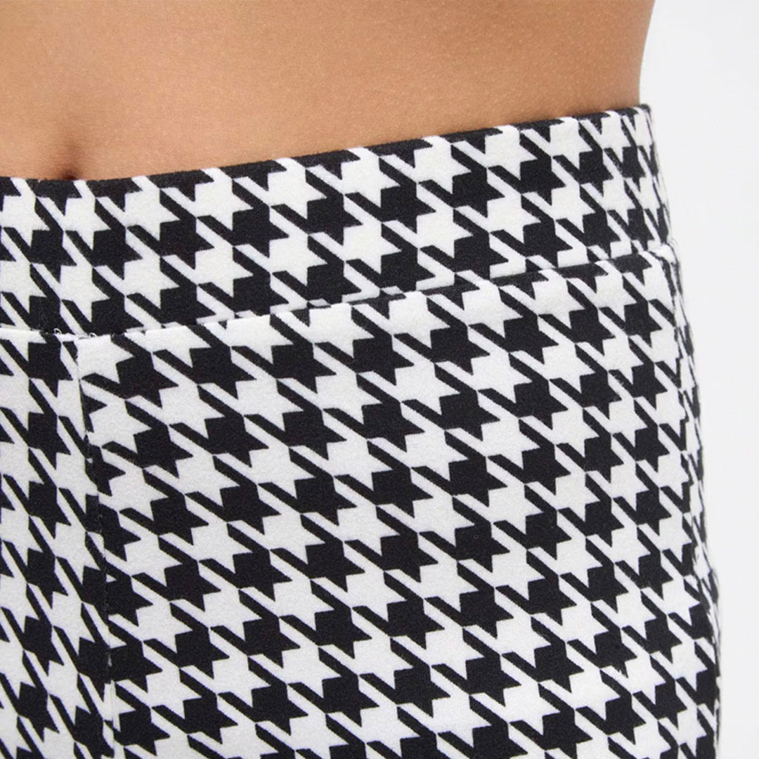 Houndstooth Flared Leggings