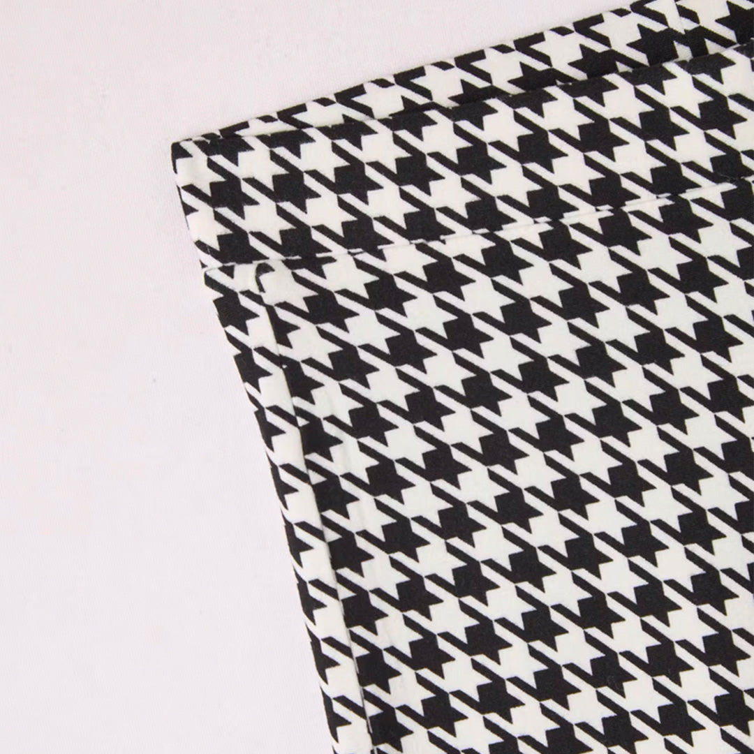 Houndstooth Flared Leggings