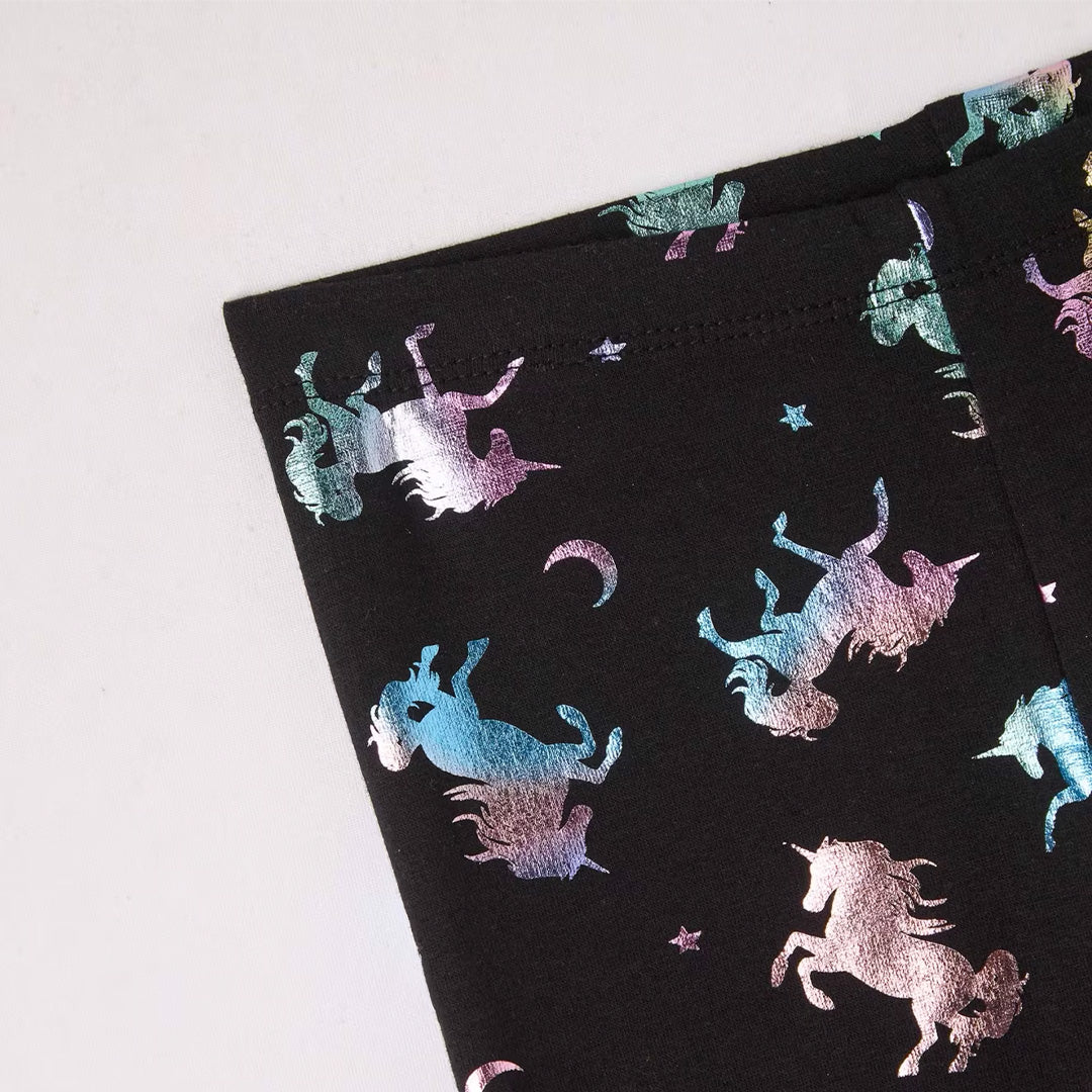 Long Leggings with Unicorn Prints