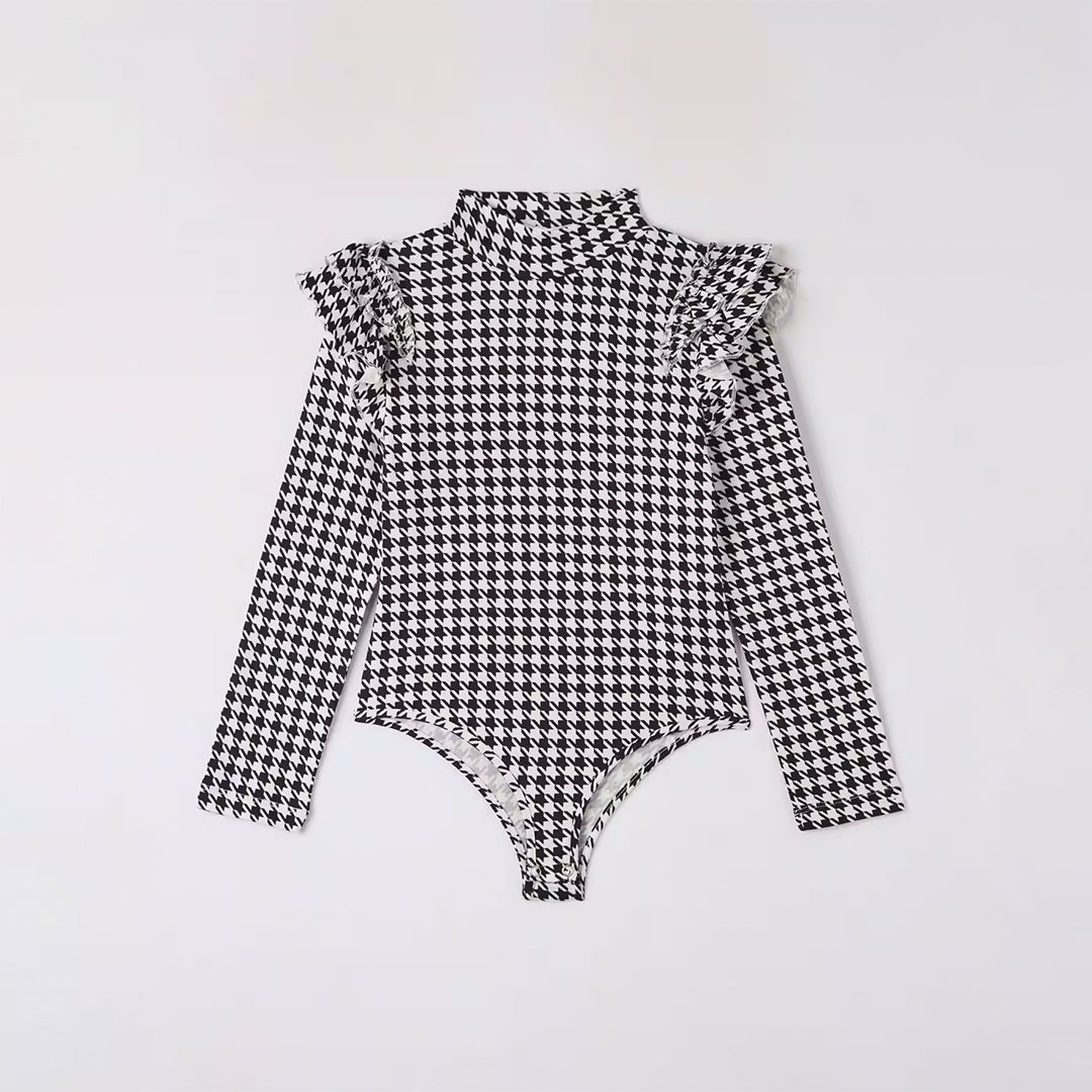 Patterned Turtleneck Body