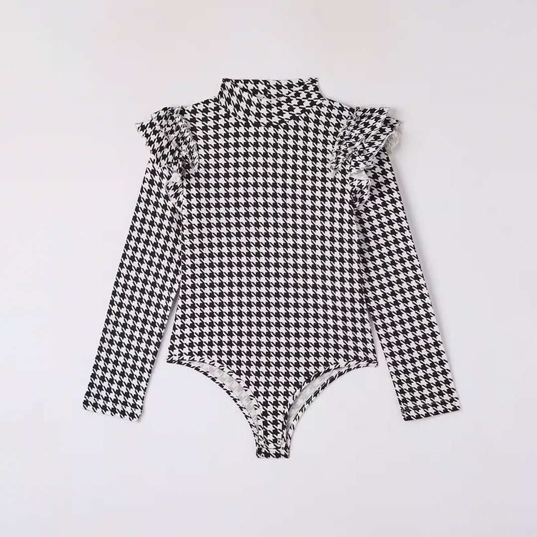 Patterned Turtleneck Body