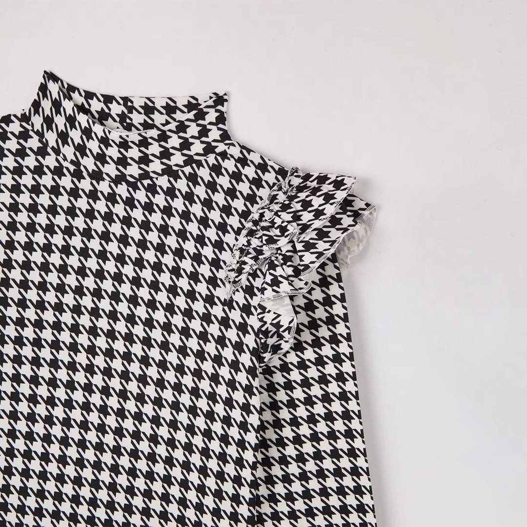 Patterned Turtleneck Body