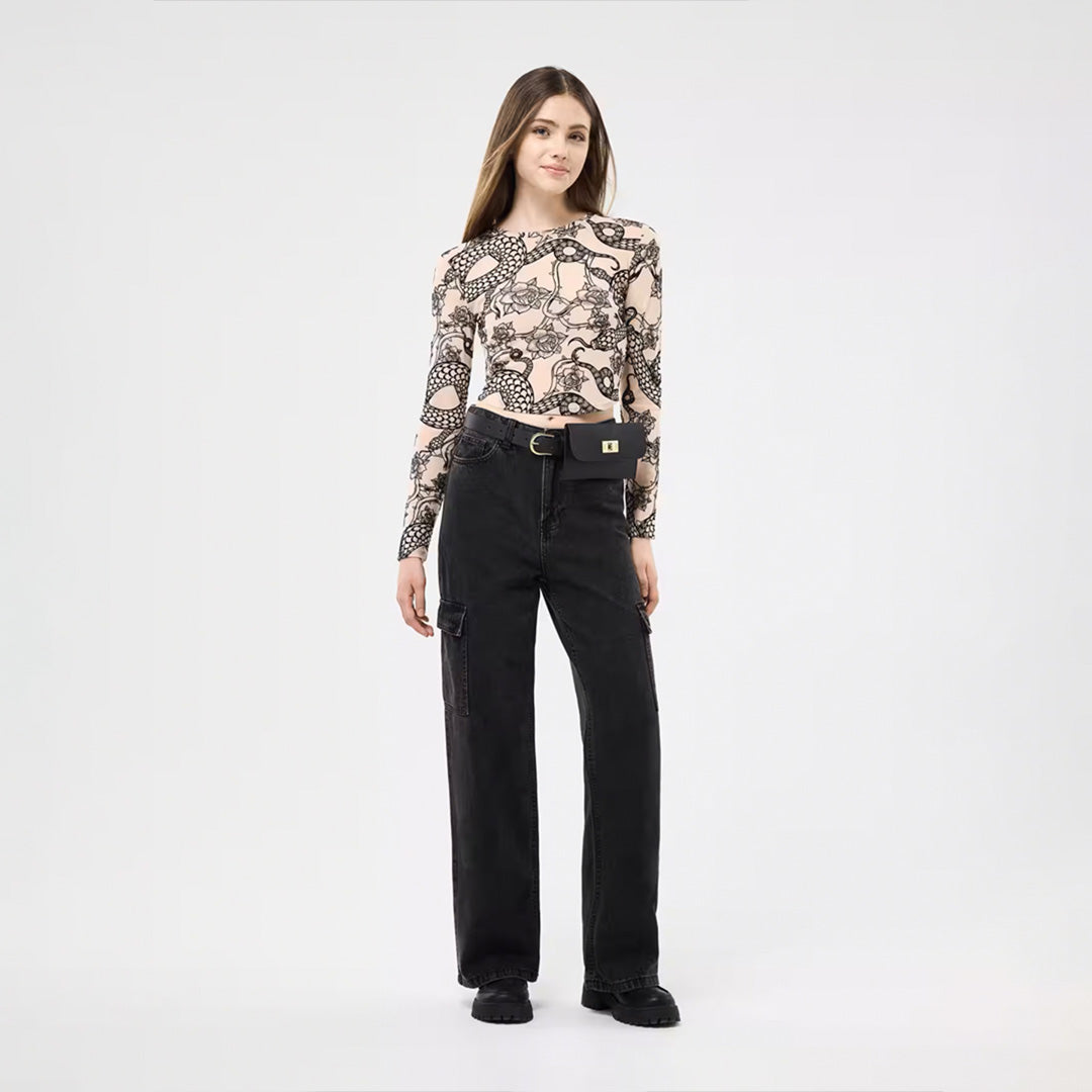 Round Neck Long Sleeve T-Shirt