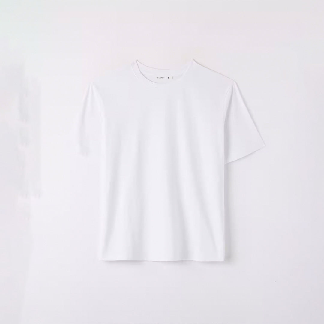 Crew Neck Single Color Top