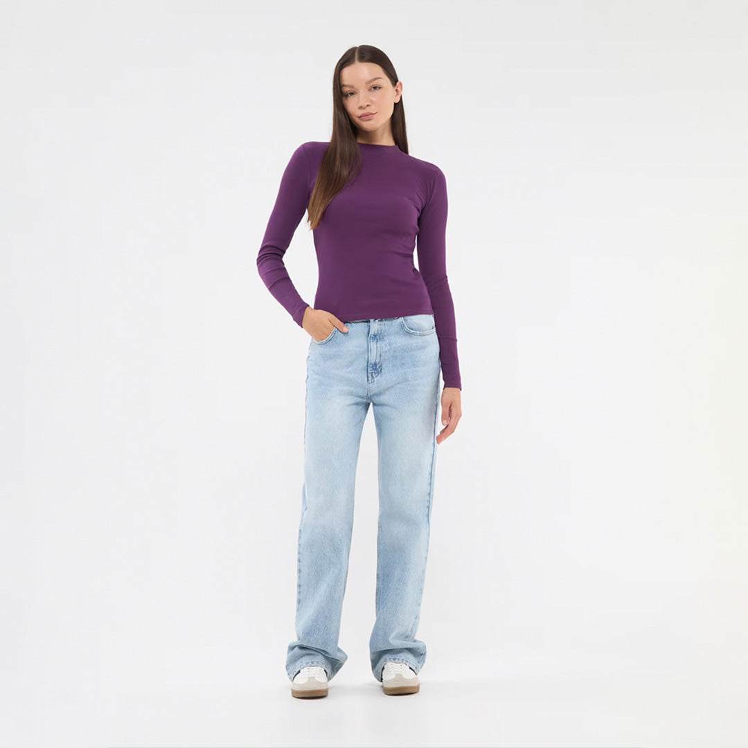 Mock Neck T-Shirt