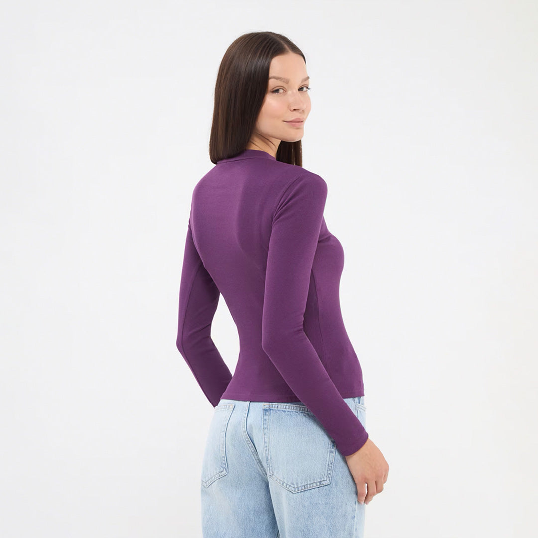 Mock Neck T-Shirt