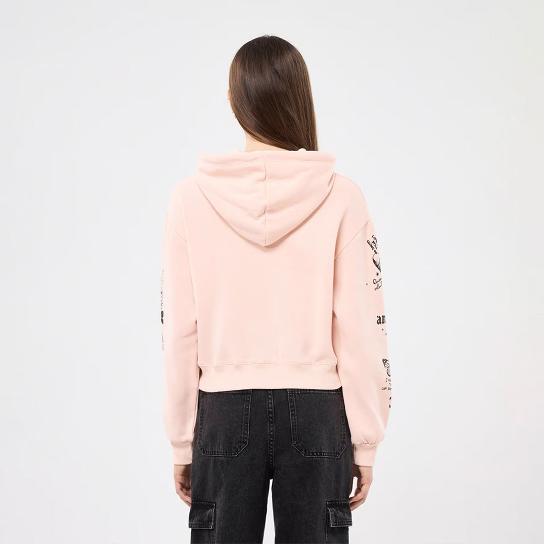 Hoodie with Punk Print