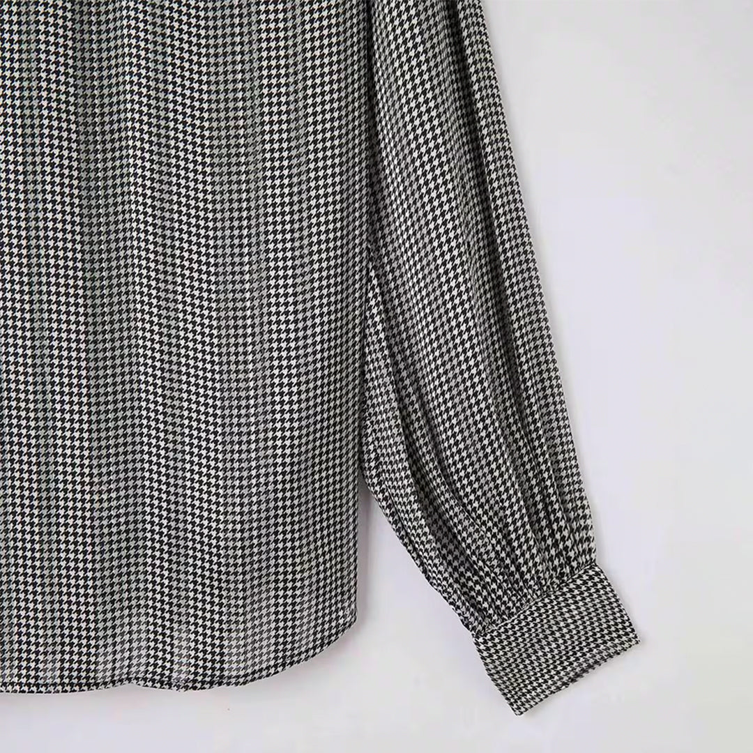 Gathered Collar Blouse