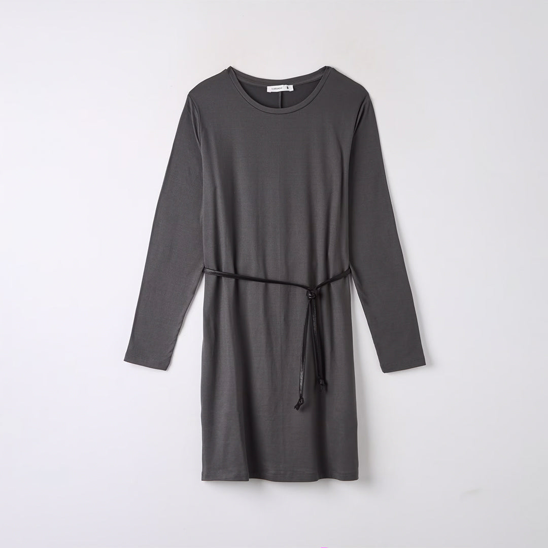 3/4 Sleeves Round Neck Dress