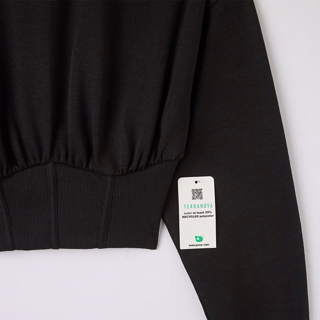 Corset Crop Sweatshirt