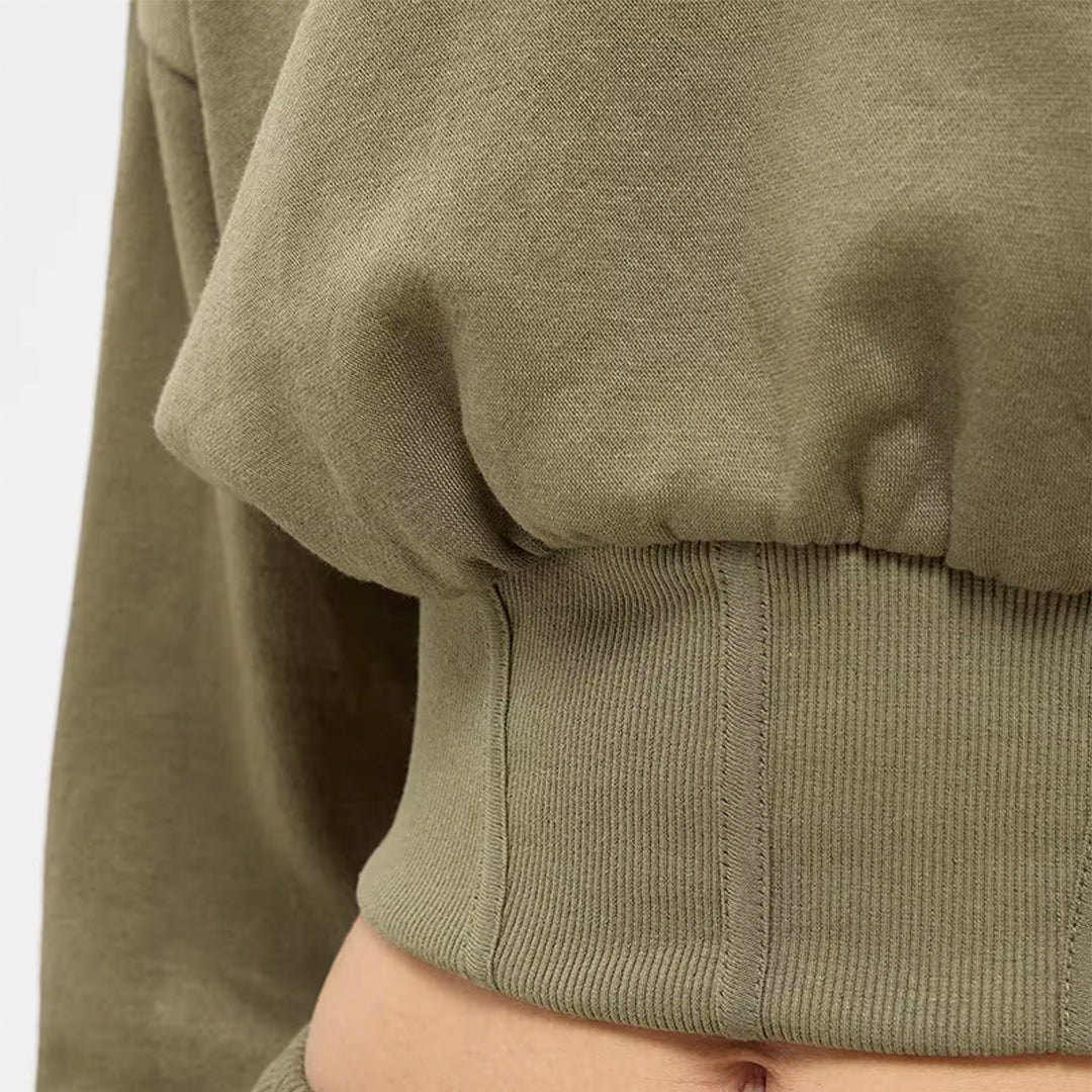 Corset Crop Sweatshirt