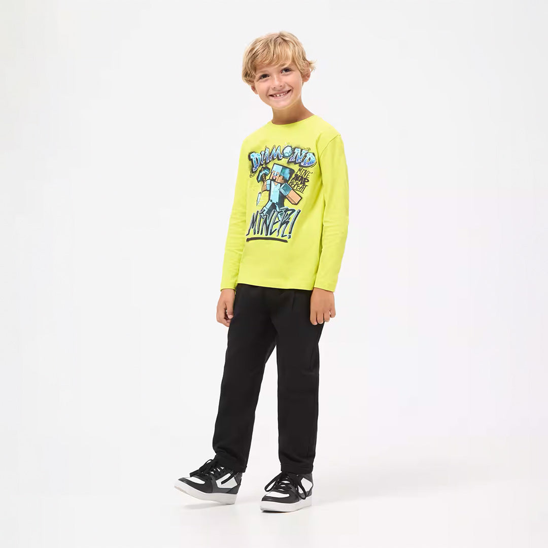 Crew Neck Long Sleeves T-Shirt