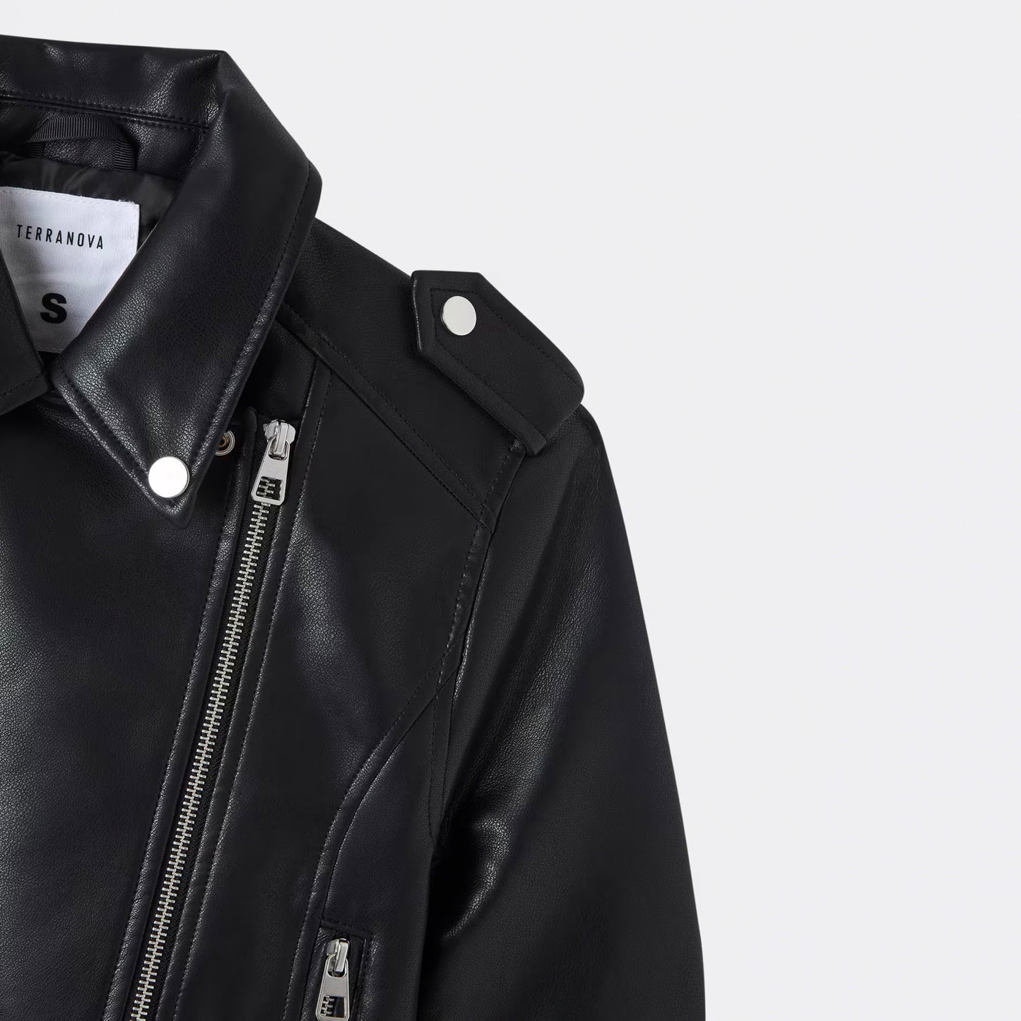 Imitation Leather Jacket