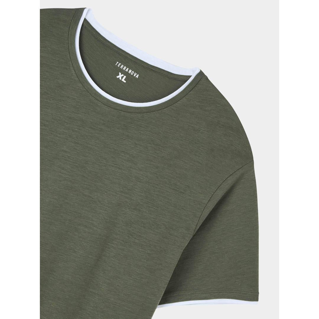 Plain Doubled T-Shirt