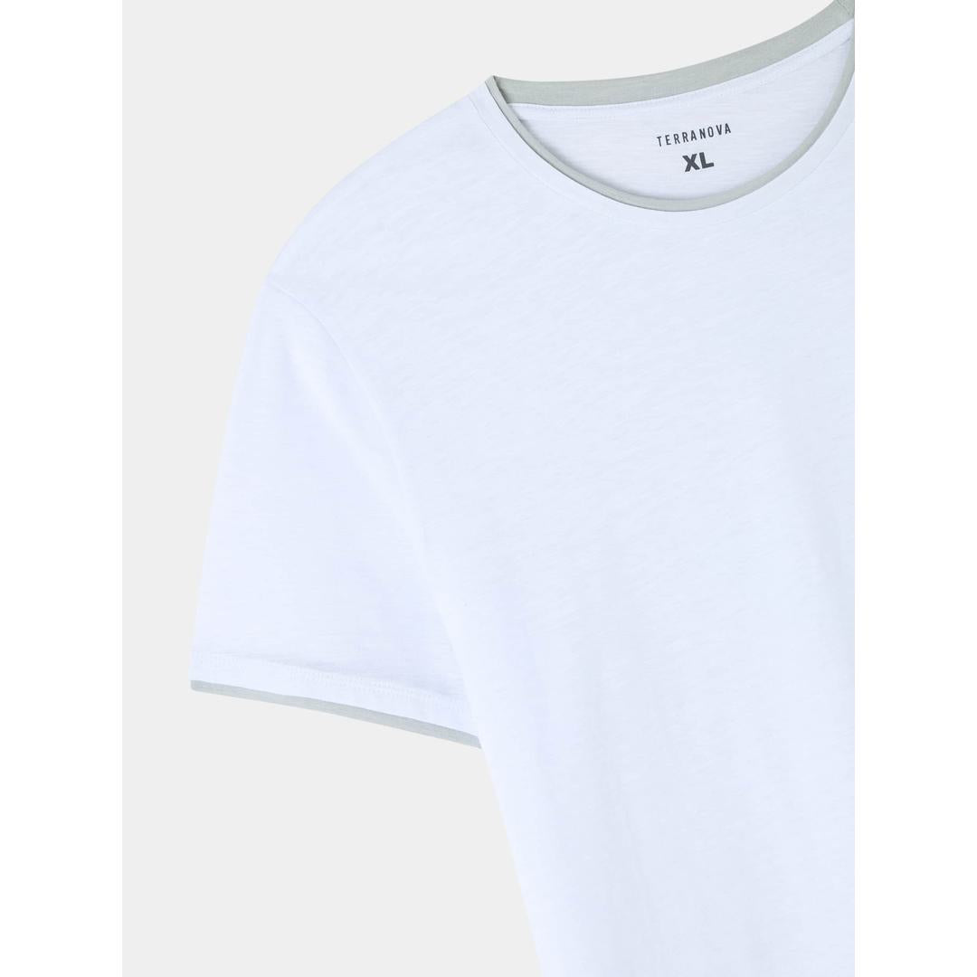 Plain Doubled T-Shirt