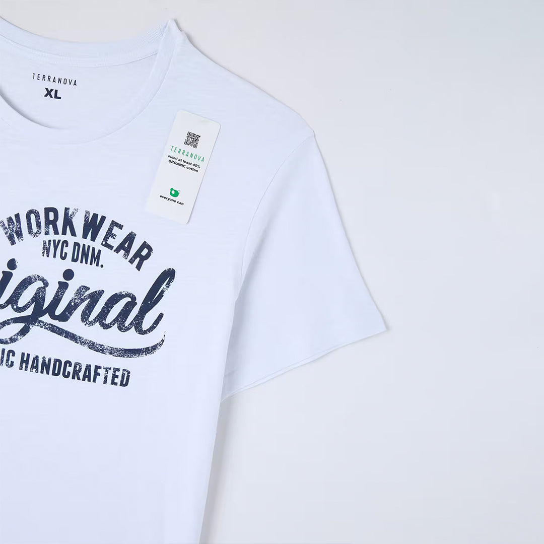 Front Writing Short Sleeve T-Shirt