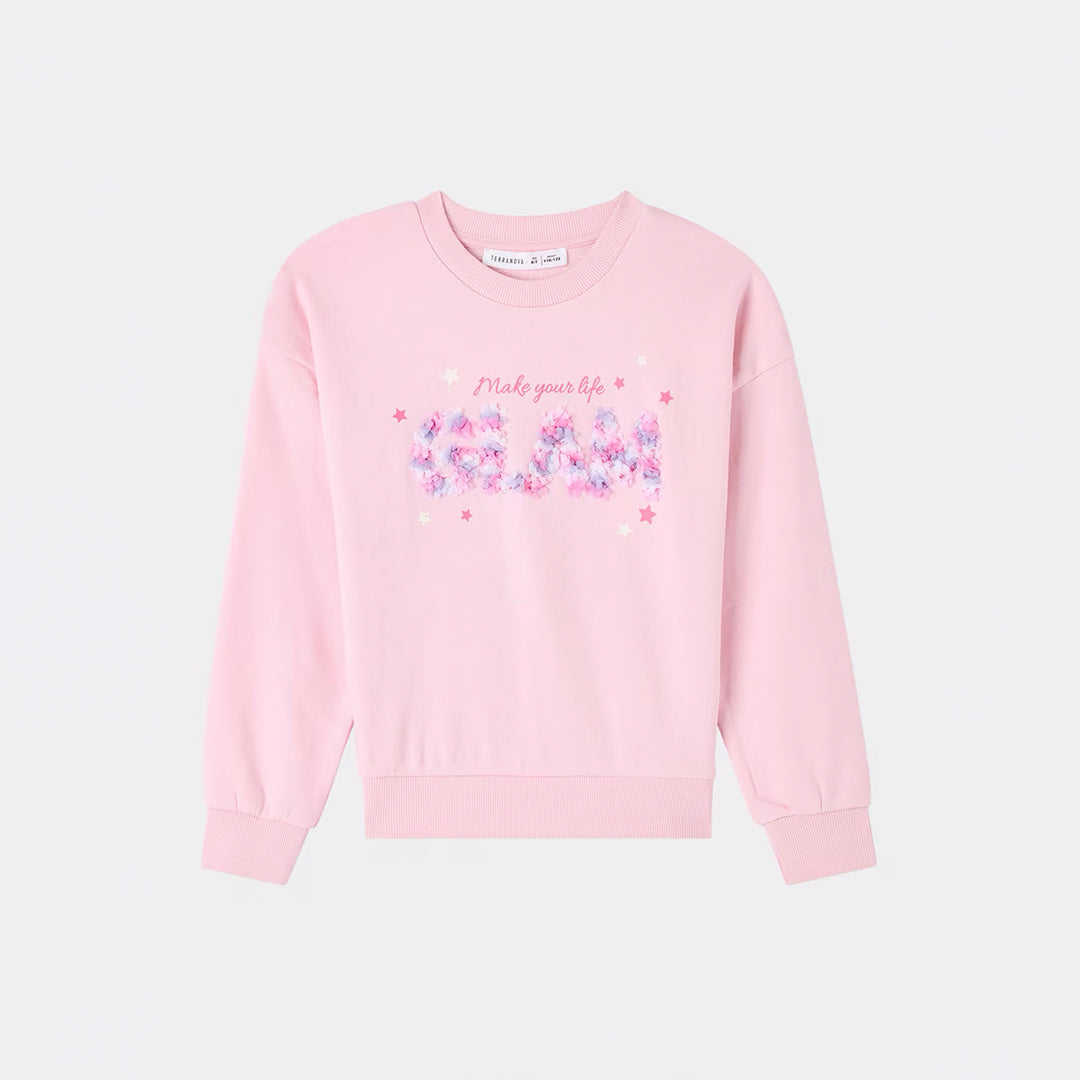 Crew Neck Long Sleeve Sweatshirt