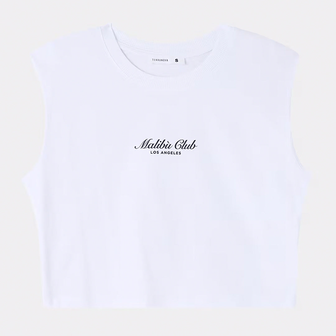 Crew Neck Short Sleeve Cropped T-Shirt