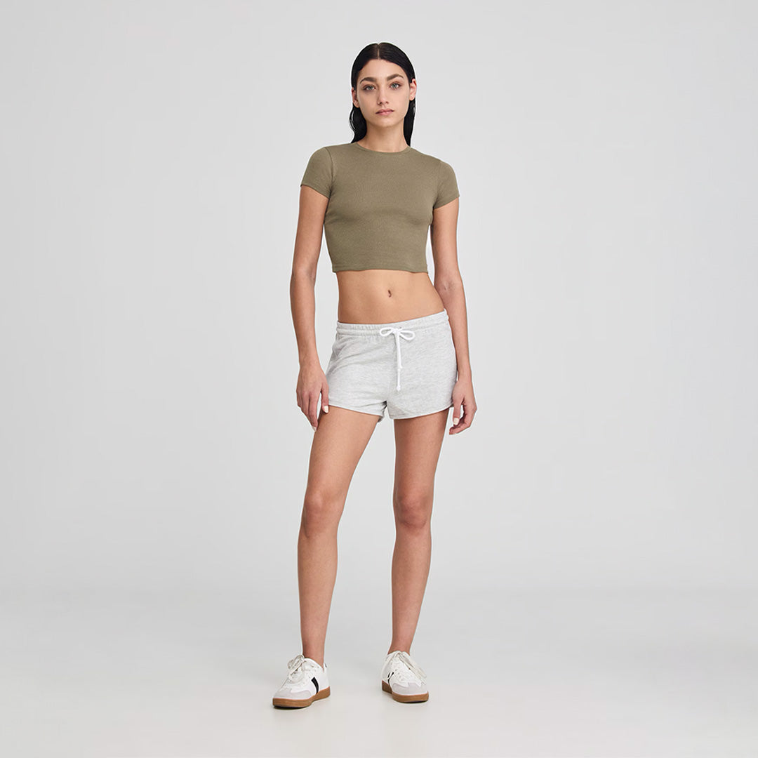 Drawstring Closure Gym Shorts