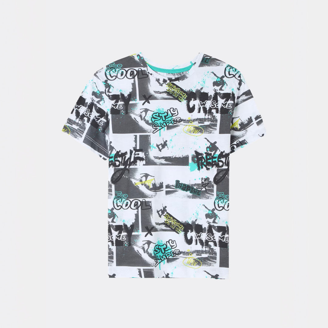 Crew Neck Short Sleeve T-Shirt