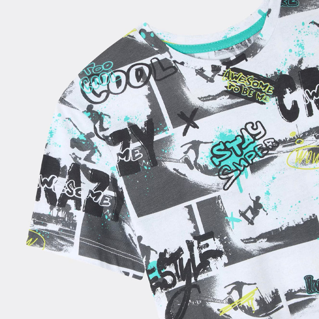 Crew Neck Short Sleeve T-Shirt