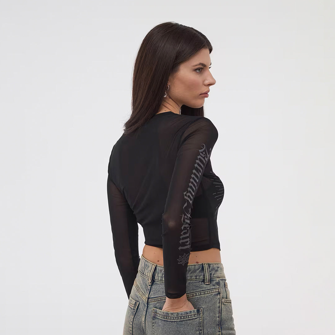 Crew Neck Long Sleeve T-Shirt