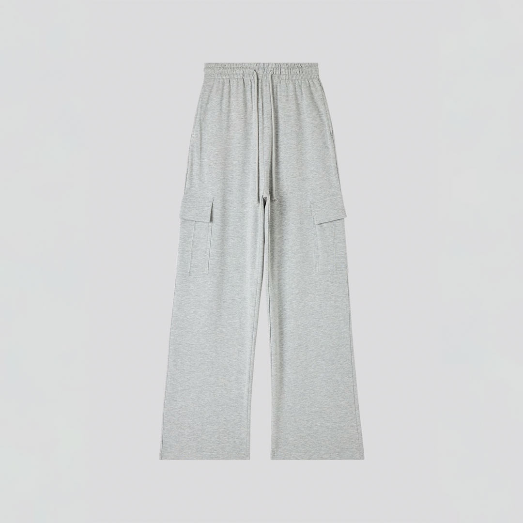 Elastic Waist Cargo Trousers