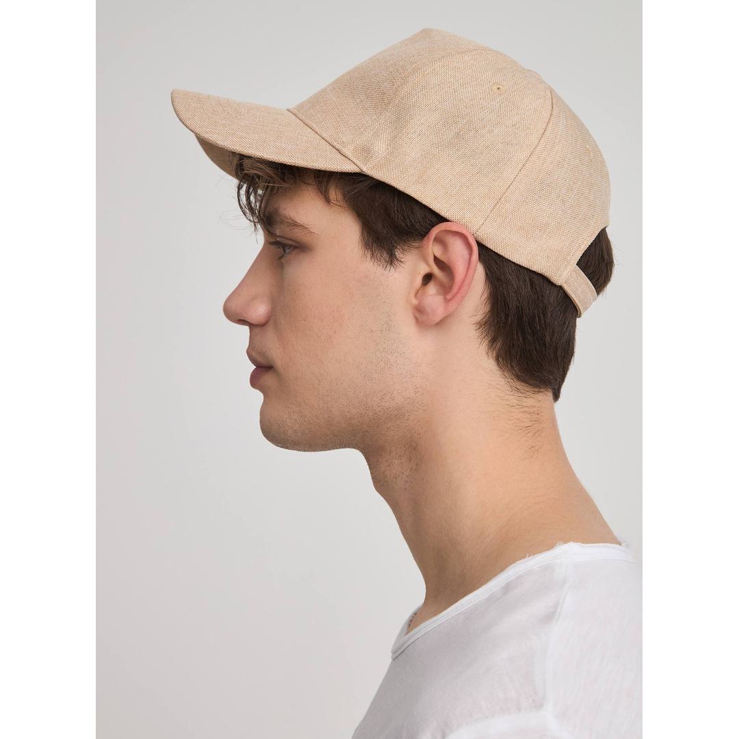 Linen-effect Baseball Cap