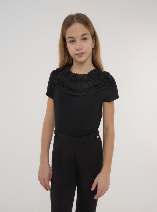 Kids Girls Short-sleeved T-shirt