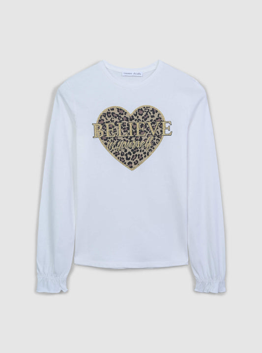 Kids Girls Long-sleeved T-shirt
