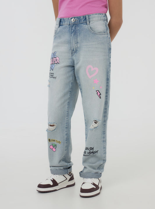 Kids Girls Long pants jeans